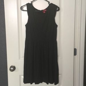 ELLE Dark Charcoal Gray Size 10 Dress
